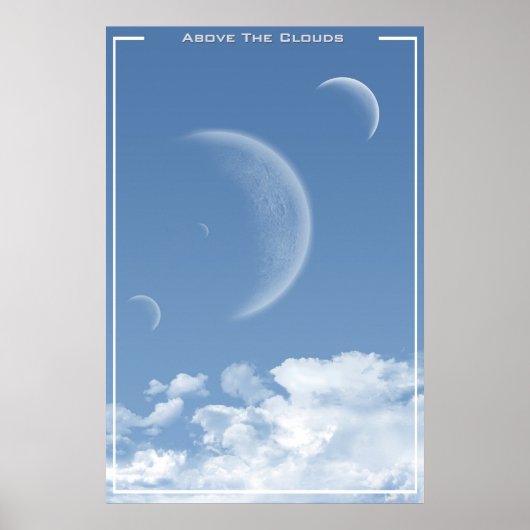 Boven de wolken poster (Voorkant)