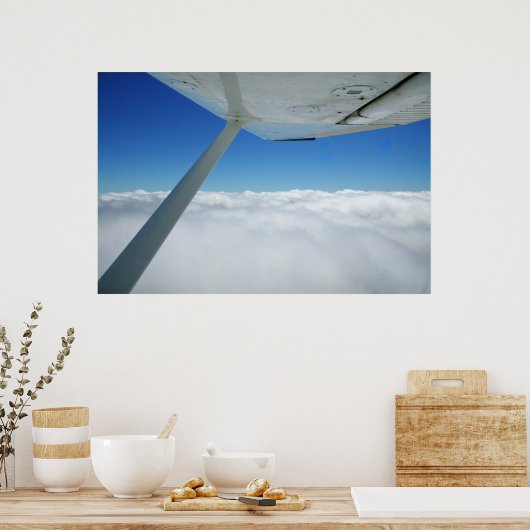 Boven de wolken poster (Keuken)