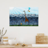 Boven de wolken poster (Keuken)