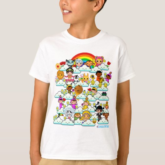 Boven de wolken t-shirt (Voorkant)