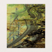 "Boven een Beaver Dam II", krap verstevigd geluid Kaart (Buitenkant ongevouwen)