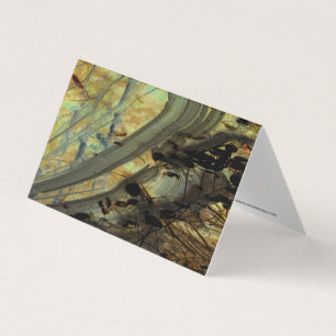 "Boven een Beaver Dam II", krap verstevigd geluid Kaart