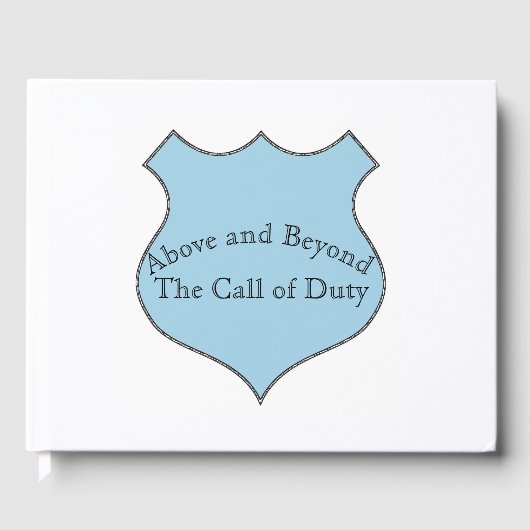 Boven en buiten de Call of Duty Retirement Party Gastenboek (Voorkant)