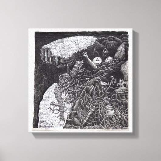 Boven en Onder Canvas Afdruk (Voorkant)