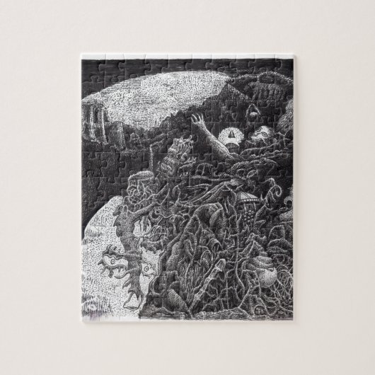 Boven en onder door Brian Benson Legpuzzel (Verticaal)