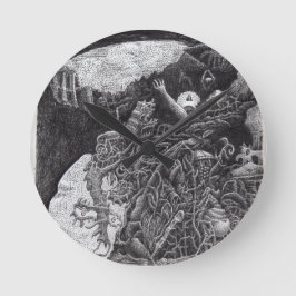 Boven en onder door Brian Benson Ronde Klok