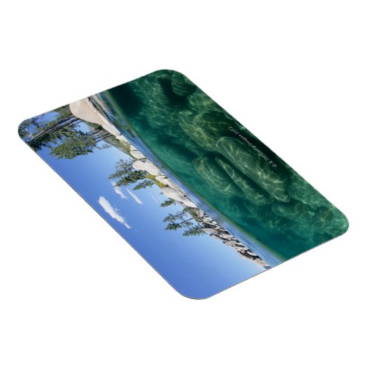 Boven en onder het meer van Tahoe Magneet (Rechterzijde)