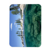Boven en onder het meer van Tahoe Magneet (Verticaal)