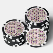 Boven- en onderaanzicht van een pokerchip (Opstapeling)