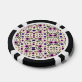 Boven- en onderaanzicht van een pokerchip (Enkel)