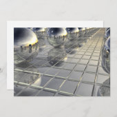 Boven en spiegels feestdagenkaart (Voorkant / Achterkant)