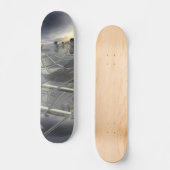 Boven en spiegels persoonlijk skateboard (Voorkant)