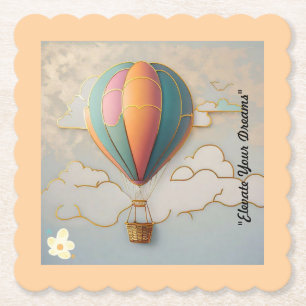 "Boven en voorbij" Kartonnen Onderzetters