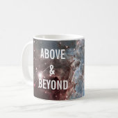 Boven en voorbij | stellair koffiemok (Voorkant links)