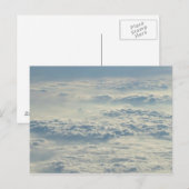 Boven het aangepaste briefkaart Clouds (Voorkant / Achterkant)