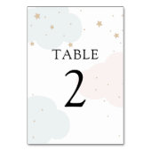 Boven het Aantal van de Lijst van de maan Kaart (Achterkant)