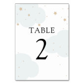 Boven het Aantal van de Lijst van de maan Kaart (Achterkant)