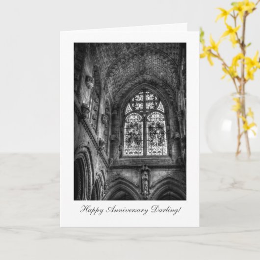 Boven het altaar van de kapel - Gefeliciteerd met  Kaart (Gele Bloem)