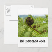 Boven het bladerdak: Kiwiana Briefkaart (Voorkant / Achterkant)