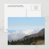 Boven het Briefkaart Clouds (Voorkant / Achterkant)