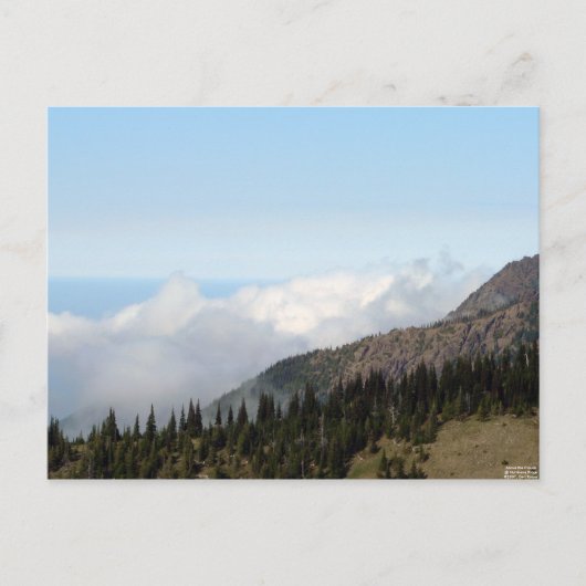 Boven het Briefkaart Clouds (Voorkant)