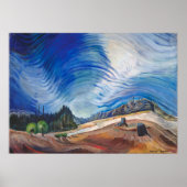 Boven het grindgat | Emily Carr | Poster (Voorkant)