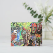 "BOVEN HET OOG VAN HET MIND" BRIEFKAART (Staand voorkant)