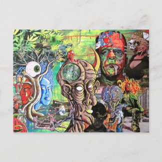 "BOVEN HET OOG VAN HET MIND" BRIEFKAART