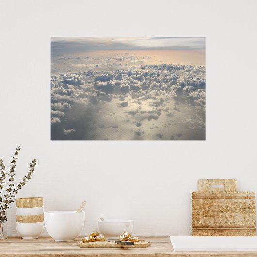 Boven het plafond poster (Keuken)