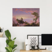 Boven het Poster Clouds (Thuiskantoor)