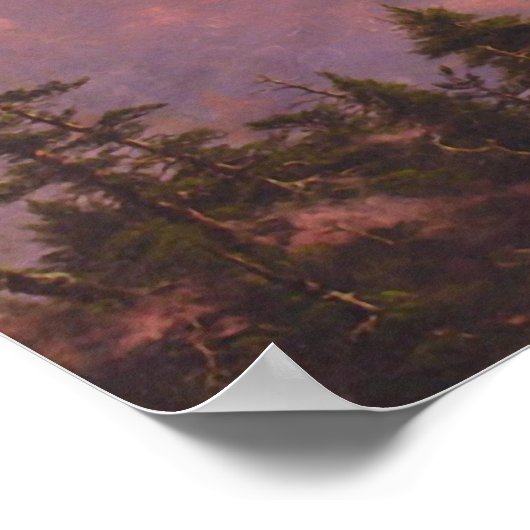 Boven het Poster Clouds (Hoek)