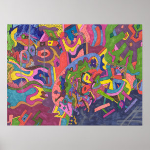 "Boven het Storm" 24x18 Poster