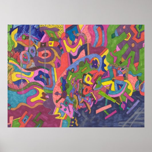 "Boven het Storm" 24x18 Poster (Voorkant)