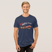 Boven het vruchtbare vlak Tri-Blend shirt (Voorkant volledig)
