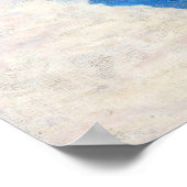 Boven het Zee van de ronde Poster (Hoek)