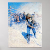 Boven het Zee van de ronde Poster (Voorkant)