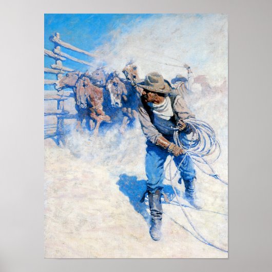 Boven het Zee van de ronde Poster (Voorkant)