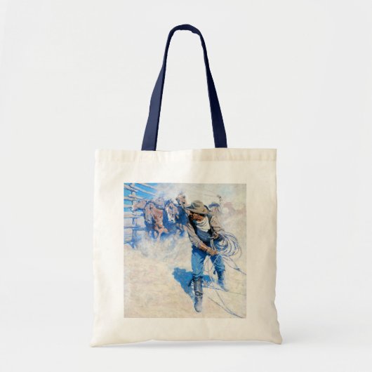Boven het Zee van de ronde Tote Bag (Voorkant)