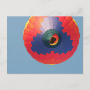 Boven: Hot-luchtballon Briefkaart