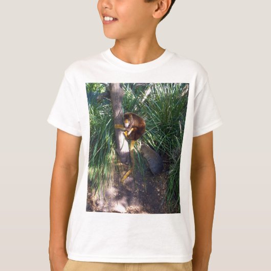 Boven in bomen: een Australische boomkangoeroe kli T-shirt (Voorkant)