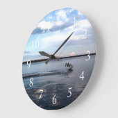 Boven in het Kingston-meer, Ontario. Grote Klok (Hoek)