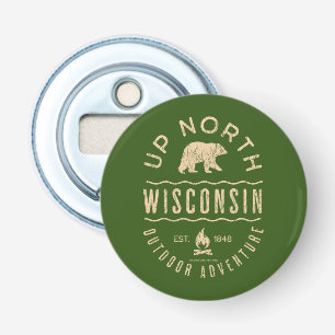 Boven in Wisconsin Button Flesopener