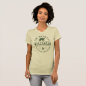 Boven in Wisconsin T-shirt (Voorkant volledig)