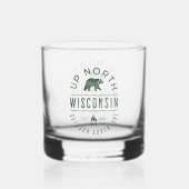Boven in Wisconsin Whisky Glas (Achterkant)