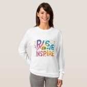 Boven inspireren t-shirt (Voorkant volledig)