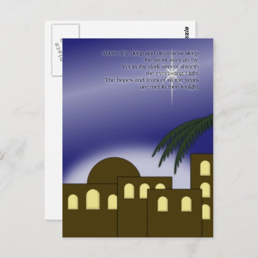 "Boven je diep..." Briefkaart (Voorkant / Achterkant)