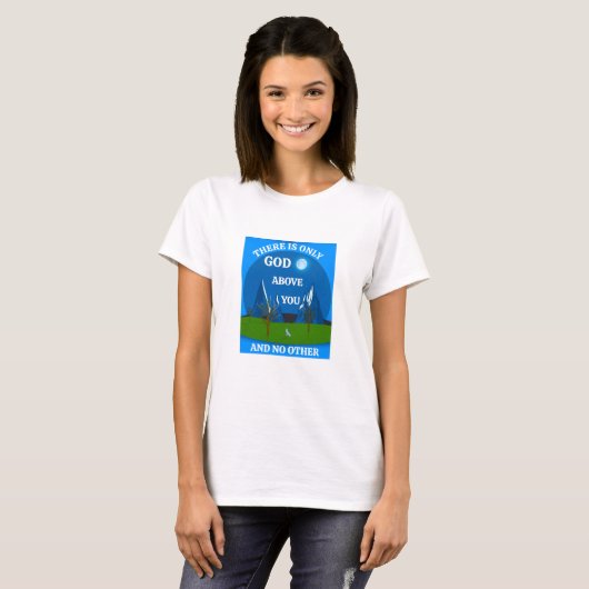 Boven je (licht) T-shirt (Voorkant volledig)