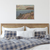Boven Klamath Lake, Oregon - Lookout Point Canvas Afdruk (Insitu (Slaapkamer))