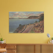 Boven Klamath Lake, Oregon - Lookout Point Canvas Afdruk (Insitu (Woonkamer))