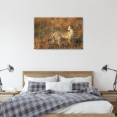 Boven Mara, Masai Mara Game Reserve, Kenia, Canvas Afdruk (Insitu (Slaapkamer))
